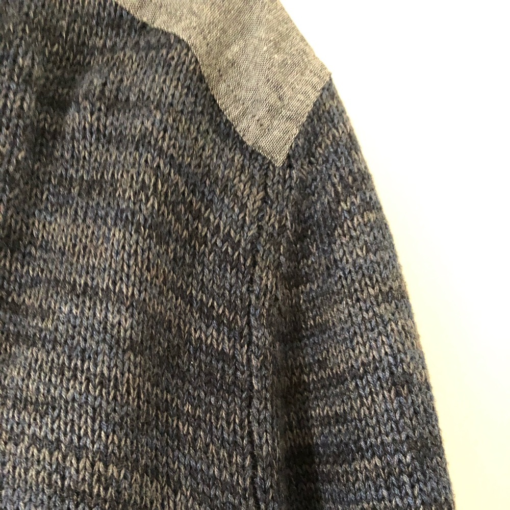 Method Cable Knit Navy And Grey Pullover Sweater - image 6